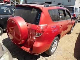 2007 TOYOTA RAV4 LIMITED RED 2.4 AT FWD Z20135